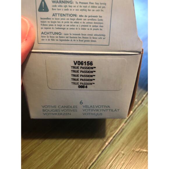 PartyLite Vintage NEW IN BOX True Passion Votives - 2 boxes of 6 - Picture 3 of 4
